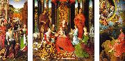 Hans Memling Triptych of St.John the Baptist and St.John the Evangelist Spain oil painting reproduction